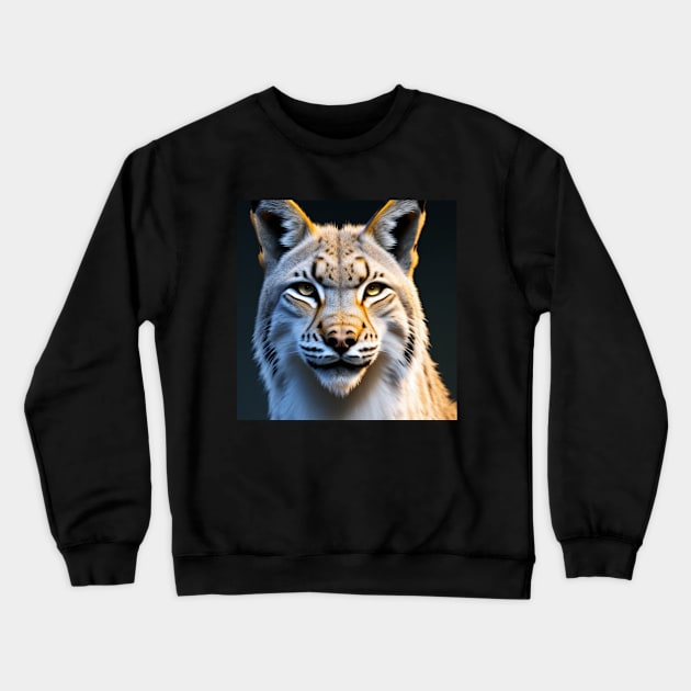 Lynx - AI-Generated Crewneck Sweatshirt by MtWoodson